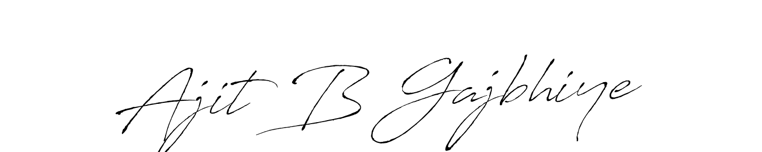 How to make Ajit B Gajbhiye signature? Antro_Vectra is a professional autograph style. Create handwritten signature for Ajit B Gajbhiye name. Ajit B Gajbhiye signature style 6 images and pictures png