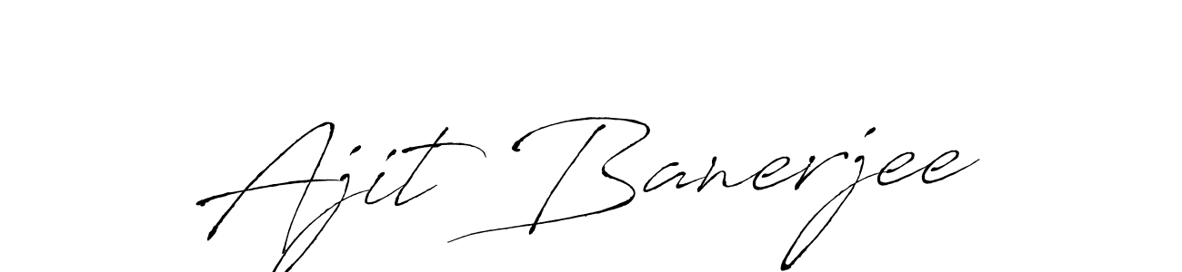 Use a signature maker to create a handwritten signature online. With this signature software, you can design (Antro_Vectra) your own signature for name Ajit Banerjee. Ajit Banerjee signature style 6 images and pictures png