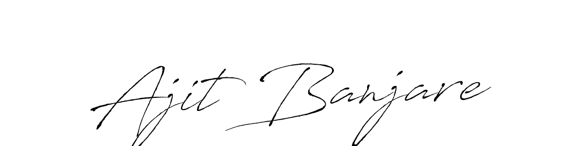 The best way (Antro_Vectra) to make a short signature is to pick only two or three words in your name. The name Ajit Banjare include a total of six letters. For converting this name. Ajit Banjare signature style 6 images and pictures png