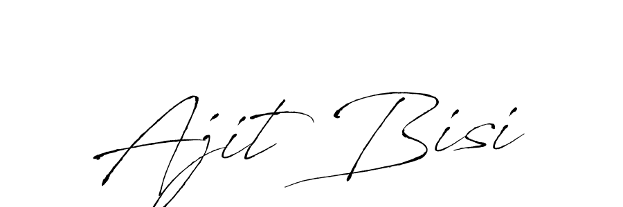Ajit Bisi stylish signature style. Best Handwritten Sign (Antro_Vectra) for my name. Handwritten Signature Collection Ideas for my name Ajit Bisi. Ajit Bisi signature style 6 images and pictures png