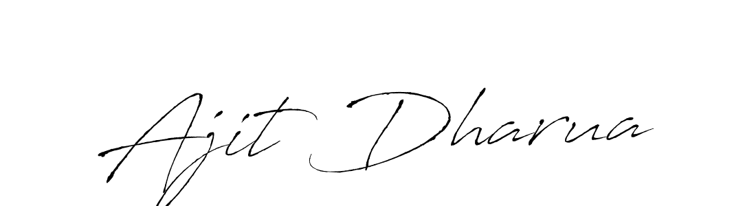 Ajit Dharua stylish signature style. Best Handwritten Sign (Antro_Vectra) for my name. Handwritten Signature Collection Ideas for my name Ajit Dharua. Ajit Dharua signature style 6 images and pictures png