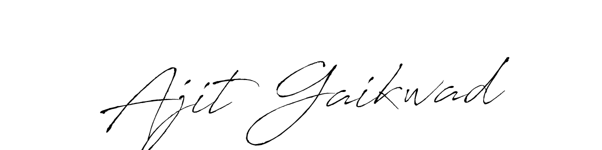 How to make Ajit Gaikwad signature? Antro_Vectra is a professional autograph style. Create handwritten signature for Ajit Gaikwad name. Ajit Gaikwad signature style 6 images and pictures png