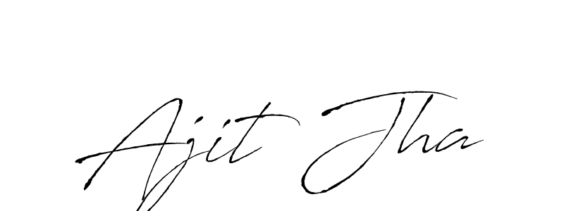 You should practise on your own different ways (Antro_Vectra) to write your name (Ajit Jha) in signature. don't let someone else do it for you. Ajit Jha signature style 6 images and pictures png