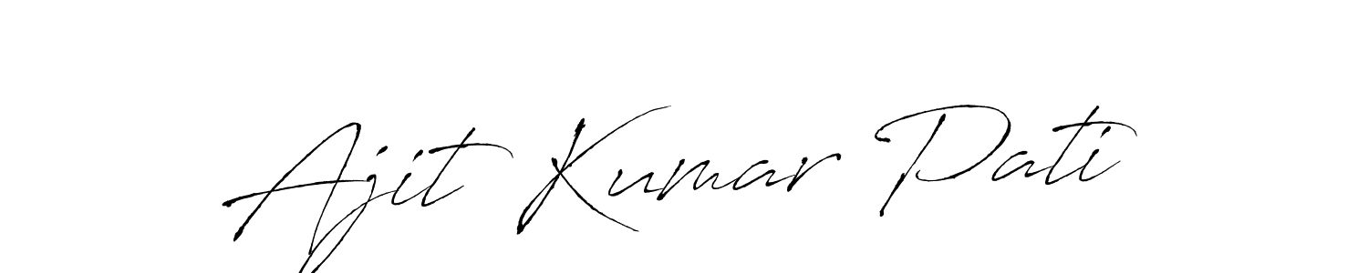 Once you've used our free online signature maker to create your best signature Antro_Vectra style, it's time to enjoy all of the benefits that Ajit Kumar Pati name signing documents. Ajit Kumar Pati signature style 6 images and pictures png