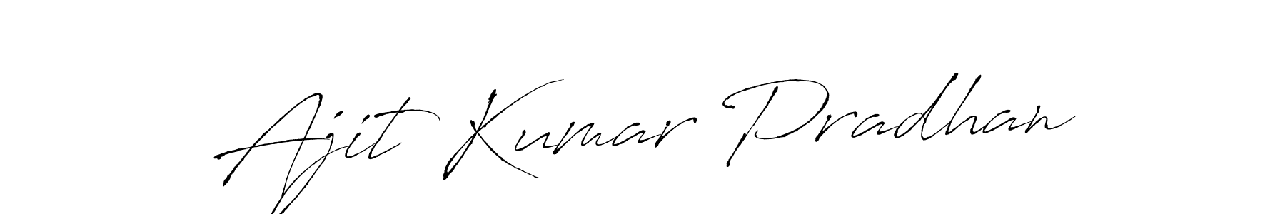 The best way (Antro_Vectra) to make a short signature is to pick only two or three words in your name. The name Ajit Kumar Pradhan include a total of six letters. For converting this name. Ajit Kumar Pradhan signature style 6 images and pictures png