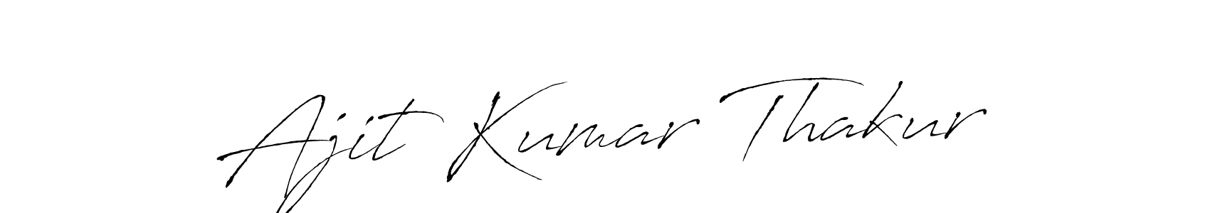 It looks lik you need a new signature style for name Ajit Kumar Thakur. Design unique handwritten (Antro_Vectra) signature with our free signature maker in just a few clicks. Ajit Kumar Thakur signature style 6 images and pictures png