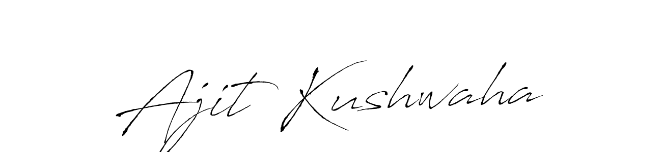 Use a signature maker to create a handwritten signature online. With this signature software, you can design (Antro_Vectra) your own signature for name Ajit Kushwaha. Ajit Kushwaha signature style 6 images and pictures png