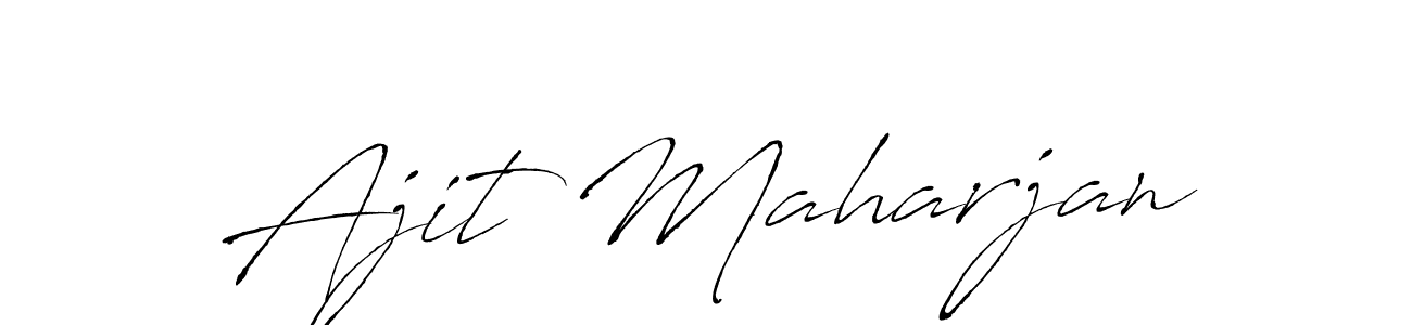 Use a signature maker to create a handwritten signature online. With this signature software, you can design (Antro_Vectra) your own signature for name Ajit Maharjan. Ajit Maharjan signature style 6 images and pictures png