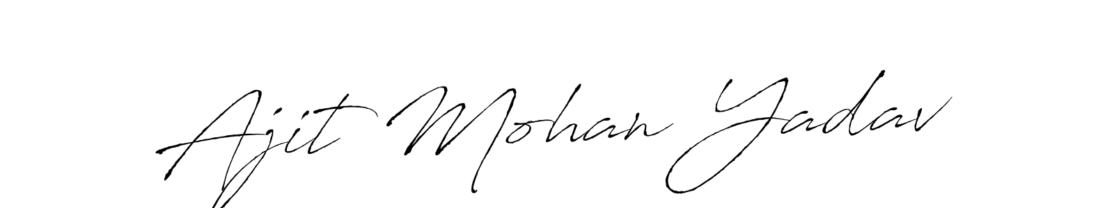 Also You can easily find your signature by using the search form. We will create Ajit Mohan Yadav name handwritten signature images for you free of cost using Antro_Vectra sign style. Ajit Mohan Yadav signature style 6 images and pictures png