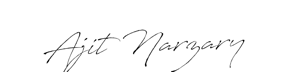 Make a beautiful signature design for name Ajit Narzary. With this signature (Antro_Vectra) style, you can create a handwritten signature for free. Ajit Narzary signature style 6 images and pictures png