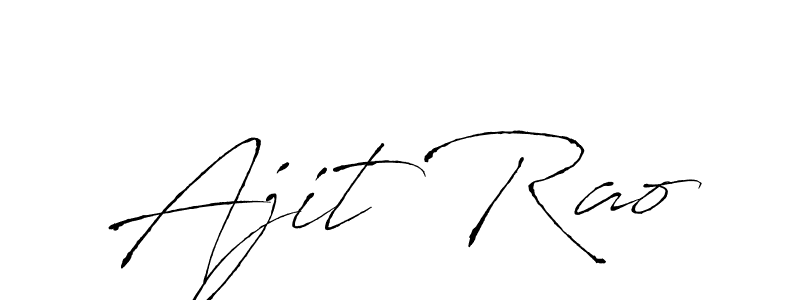 Ajit Rao stylish signature style. Best Handwritten Sign (Antro_Vectra) for my name. Handwritten Signature Collection Ideas for my name Ajit Rao. Ajit Rao signature style 6 images and pictures png