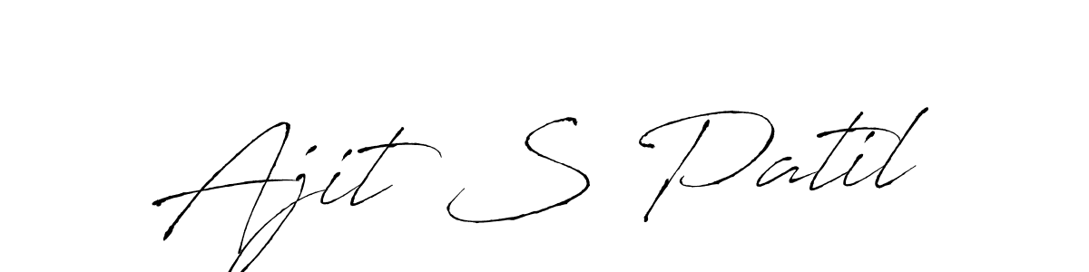 Also You can easily find your signature by using the search form. We will create Ajit S Patil name handwritten signature images for you free of cost using Antro_Vectra sign style. Ajit S Patil signature style 6 images and pictures png