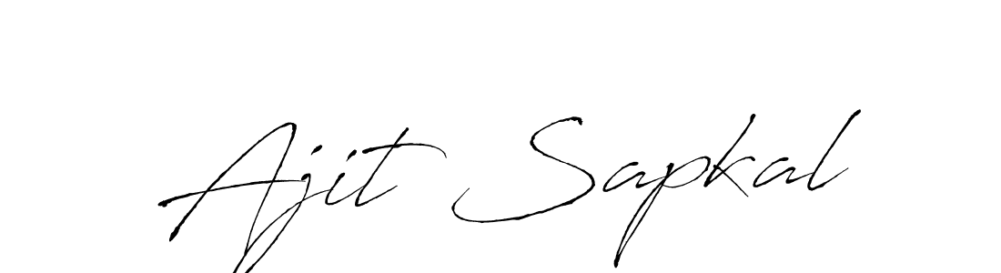 if you are searching for the best signature style for your name Ajit Sapkal. so please give up your signature search. here we have designed multiple signature styles  using Antro_Vectra. Ajit Sapkal signature style 6 images and pictures png