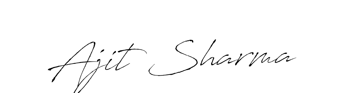 Also You can easily find your signature by using the search form. We will create Ajit Sharma name handwritten signature images for you free of cost using Antro_Vectra sign style. Ajit Sharma signature style 6 images and pictures png