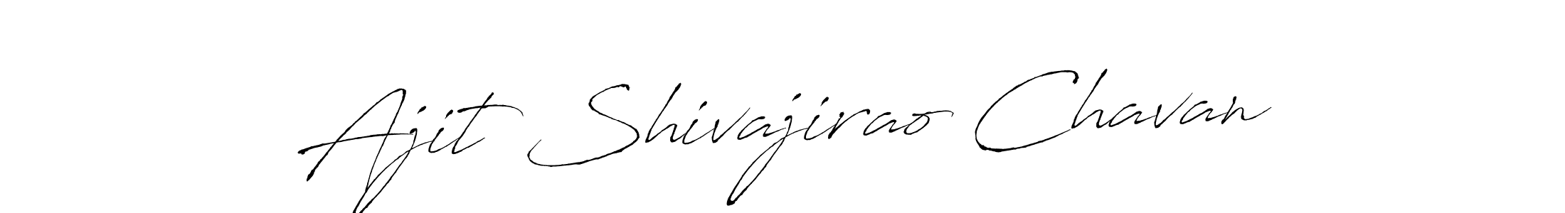 Make a beautiful signature design for name Ajit Shivajirao Chavan. With this signature (Antro_Vectra) style, you can create a handwritten signature for free. Ajit Shivajirao Chavan signature style 6 images and pictures png