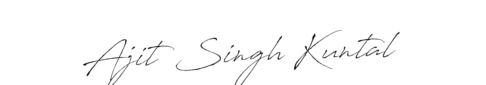 if you are searching for the best signature style for your name Ajit Singh Kuntal. so please give up your signature search. here we have designed multiple signature styles  using Antro_Vectra. Ajit Singh Kuntal signature style 6 images and pictures png