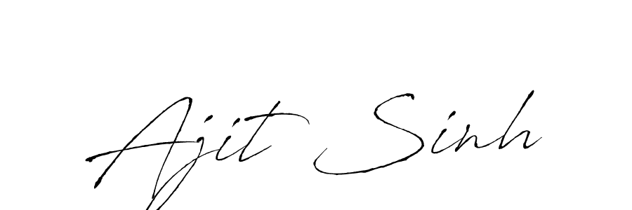 You should practise on your own different ways (Antro_Vectra) to write your name (Ajit Sinh) in signature. don't let someone else do it for you. Ajit Sinh signature style 6 images and pictures png