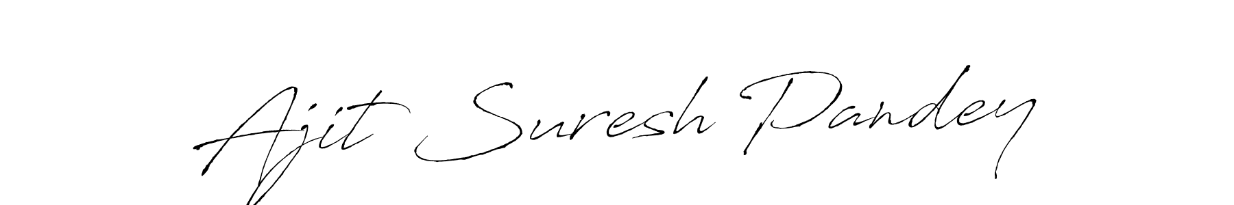 How to make Ajit Suresh Pandey signature? Antro_Vectra is a professional autograph style. Create handwritten signature for Ajit Suresh Pandey name. Ajit Suresh Pandey signature style 6 images and pictures png