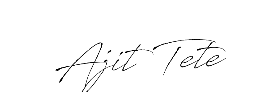 See photos of Ajit Tete official signature by Spectra . Check more albums & portfolios. Read reviews & check more about Antro_Vectra font. Ajit Tete signature style 6 images and pictures png