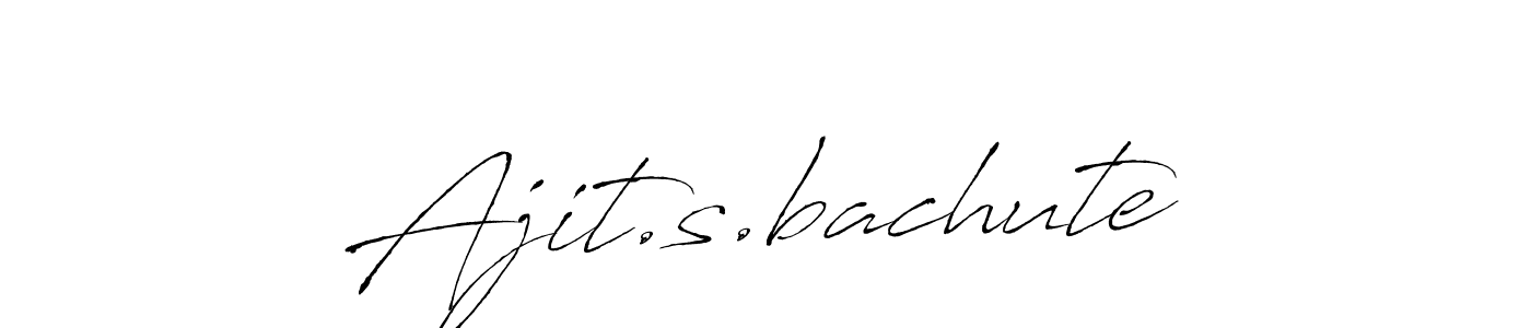 Also we have Ajit.s.bachute name is the best signature style. Create professional handwritten signature collection using Antro_Vectra autograph style. Ajit.s.bachute signature style 6 images and pictures png