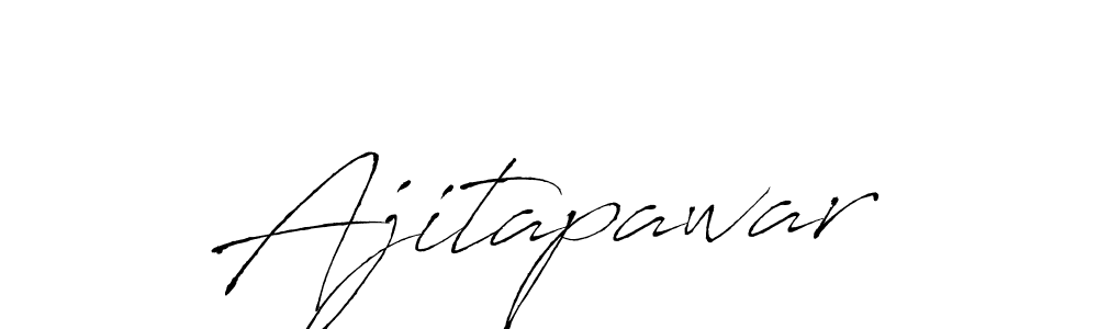 Create a beautiful signature design for name Ajitapawar. With this signature (Antro_Vectra) fonts, you can make a handwritten signature for free. Ajitapawar signature style 6 images and pictures png