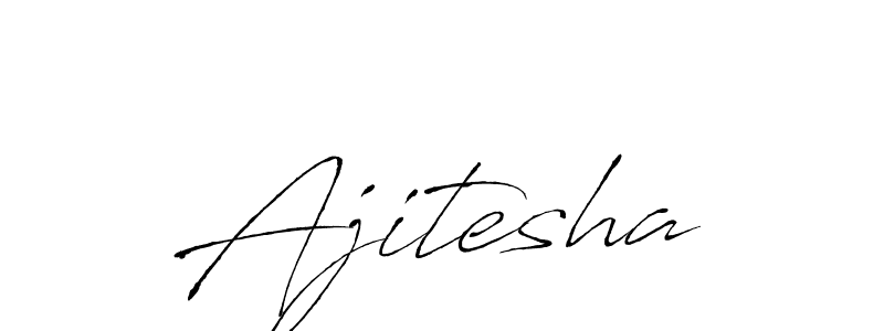 Design your own signature with our free online signature maker. With this signature software, you can create a handwritten (Antro_Vectra) signature for name Ajitesha. Ajitesha signature style 6 images and pictures png