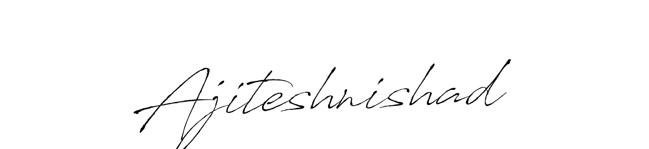 Ajiteshnishad stylish signature style. Best Handwritten Sign (Antro_Vectra) for my name. Handwritten Signature Collection Ideas for my name Ajiteshnishad. Ajiteshnishad signature style 6 images and pictures png