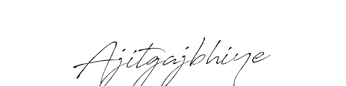 This is the best signature style for the Ajitgajbhiye name. Also you like these signature font (Antro_Vectra). Mix name signature. Ajitgajbhiye signature style 6 images and pictures png