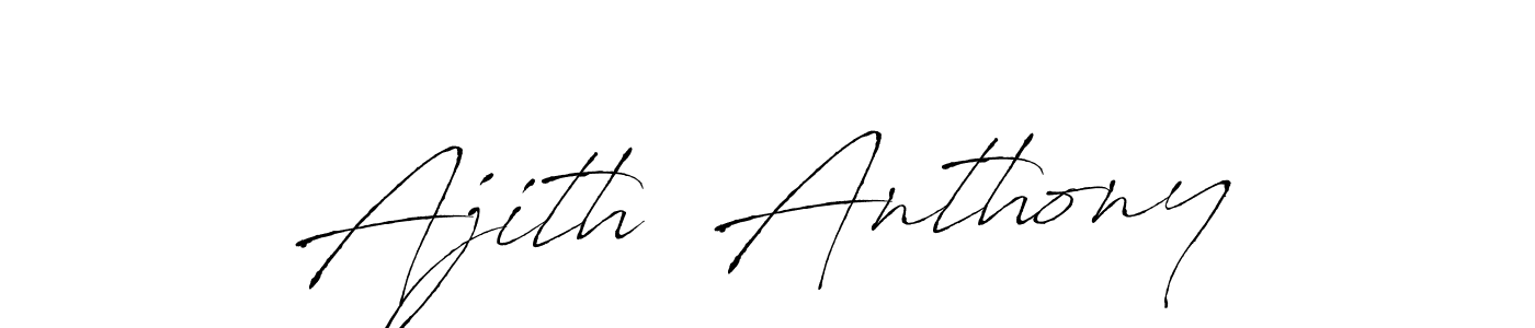 Make a beautiful signature design for name Ajith  Anthony. Use this online signature maker to create a handwritten signature for free. Ajith  Anthony signature style 6 images and pictures png