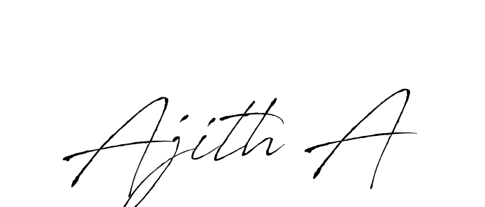 The best way (Antro_Vectra) to make a short signature is to pick only two or three words in your name. The name Ajith A include a total of six letters. For converting this name. Ajith A signature style 6 images and pictures png