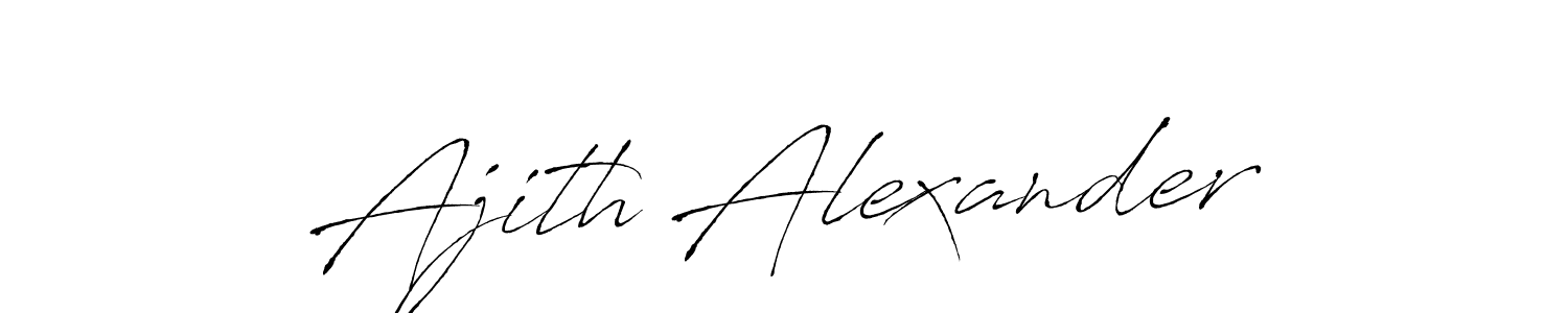 This is the best signature style for the Ajith Alexander name. Also you like these signature font (Antro_Vectra). Mix name signature. Ajith Alexander signature style 6 images and pictures png