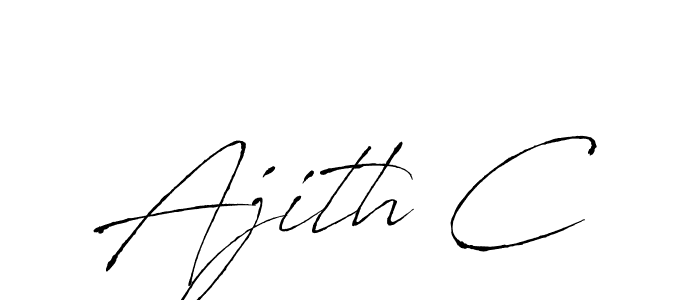 Antro_Vectra is a professional signature style that is perfect for those who want to add a touch of class to their signature. It is also a great choice for those who want to make their signature more unique. Get Ajith C name to fancy signature for free. Ajith C signature style 6 images and pictures png