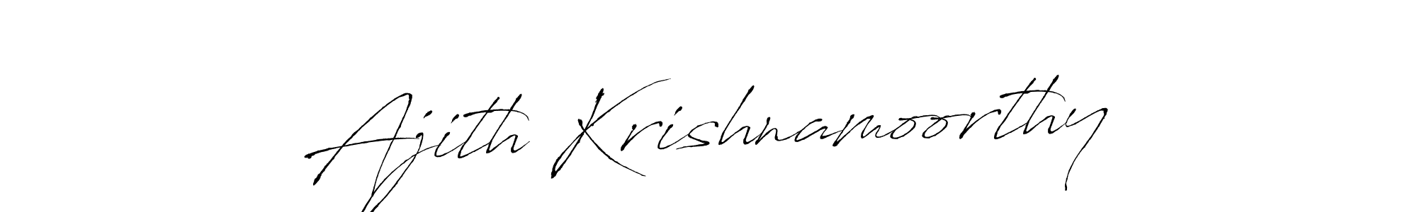Similarly Antro_Vectra is the best handwritten signature design. Signature creator online .You can use it as an online autograph creator for name Ajith Krishnamoorthy. Ajith Krishnamoorthy signature style 6 images and pictures png