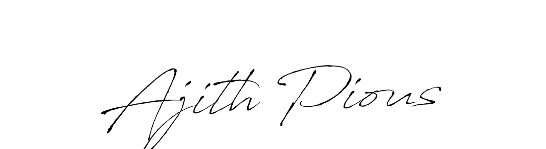 Use a signature maker to create a handwritten signature online. With this signature software, you can design (Antro_Vectra) your own signature for name Ajith Pious. Ajith Pious signature style 6 images and pictures png