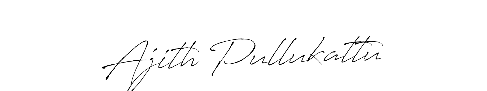 Also we have Ajith Pullukattu name is the best signature style. Create professional handwritten signature collection using Antro_Vectra autograph style. Ajith Pullukattu signature style 6 images and pictures png