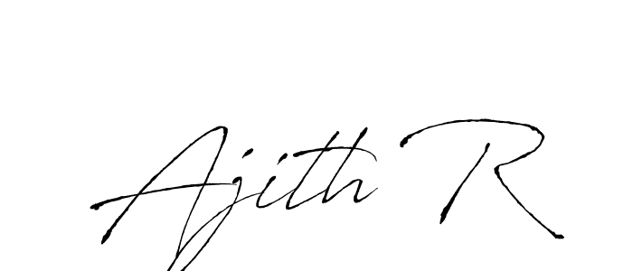 Here are the top 10 professional signature styles for the name Ajith R. These are the best autograph styles you can use for your name. Ajith R signature style 6 images and pictures png