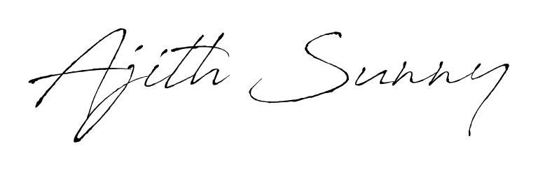 Get an exclusive digital autograph for Ajith Sunny. The Antro_Vectra typeface captures the charm of real penmanship on paper. Ajith Sunny signature style 6 images and pictures png