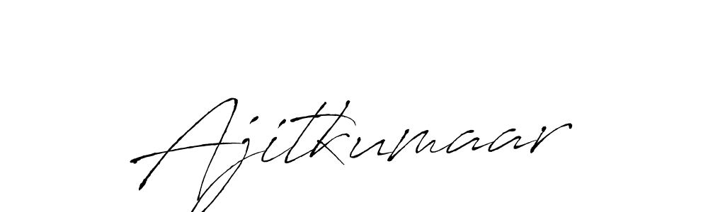 Ajitkumaar stylish signature style. Best Handwritten Sign (Antro_Vectra) for my name. Handwritten Signature Collection Ideas for my name Ajitkumaar. Ajitkumaar signature style 6 images and pictures png