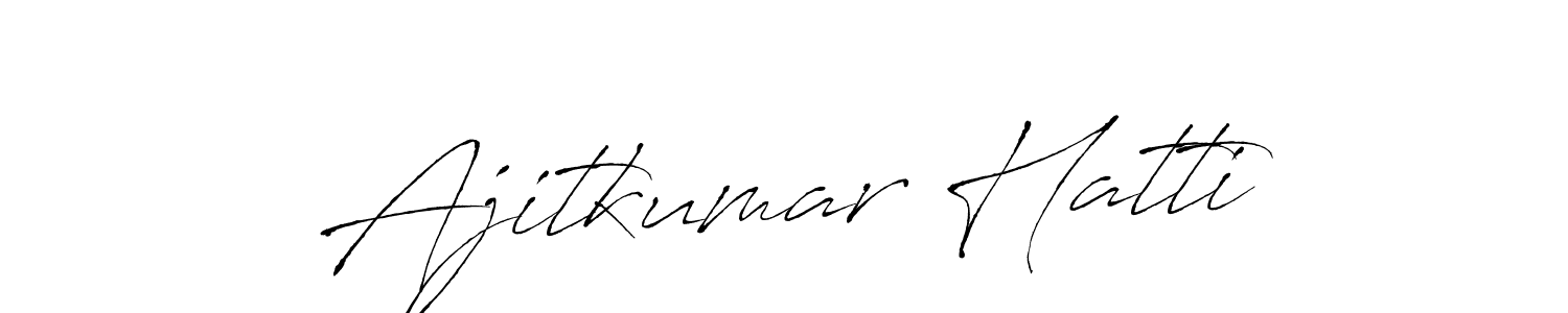 if you are searching for the best signature style for your name Ajitkumar Hatti. so please give up your signature search. here we have designed multiple signature styles  using Antro_Vectra. Ajitkumar Hatti signature style 6 images and pictures png