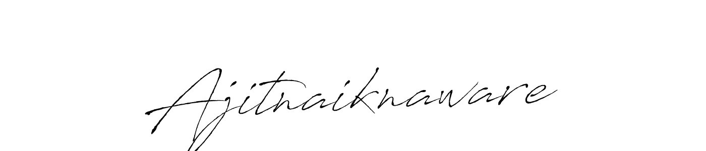 Also we have Ajitnaiknaware name is the best signature style. Create professional handwritten signature collection using Antro_Vectra autograph style. Ajitnaiknaware signature style 6 images and pictures png