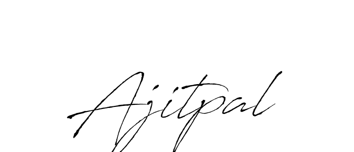 Use a signature maker to create a handwritten signature online. With this signature software, you can design (Antro_Vectra) your own signature for name Ajitpal. Ajitpal signature style 6 images and pictures png