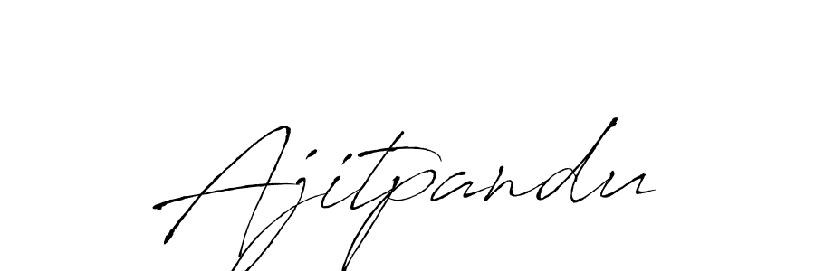 Use a signature maker to create a handwritten signature online. With this signature software, you can design (Antro_Vectra) your own signature for name Ajitpandu. Ajitpandu signature style 6 images and pictures png