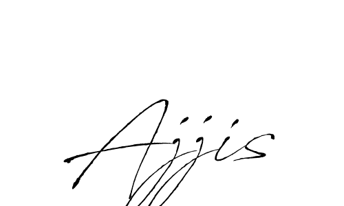 Antro_Vectra is a professional signature style that is perfect for those who want to add a touch of class to their signature. It is also a great choice for those who want to make their signature more unique. Get Ajjis name to fancy signature for free. Ajjis signature style 6 images and pictures png