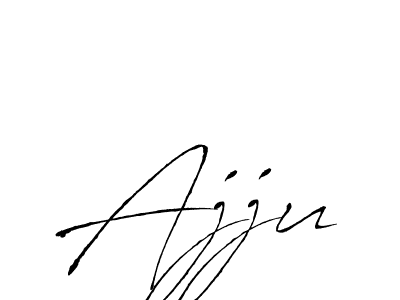 Ajju stylish signature style. Best Handwritten Sign (Antro_Vectra) for my name. Handwritten Signature Collection Ideas for my name Ajju. Ajju signature style 6 images and pictures png