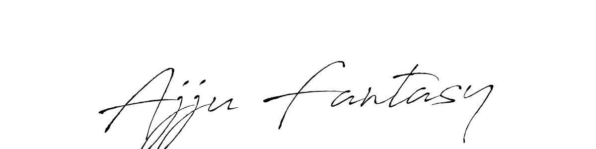 Ajju Fantasy stylish signature style. Best Handwritten Sign (Antro_Vectra) for my name. Handwritten Signature Collection Ideas for my name Ajju Fantasy. Ajju Fantasy signature style 6 images and pictures png