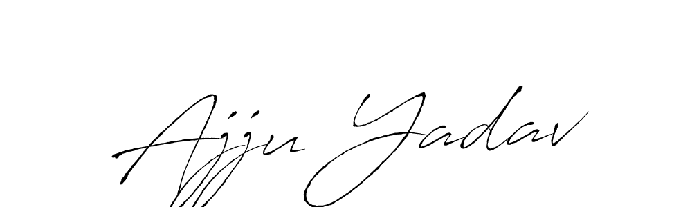 Also we have Ajju Yadav name is the best signature style. Create professional handwritten signature collection using Antro_Vectra autograph style. Ajju Yadav signature style 6 images and pictures png