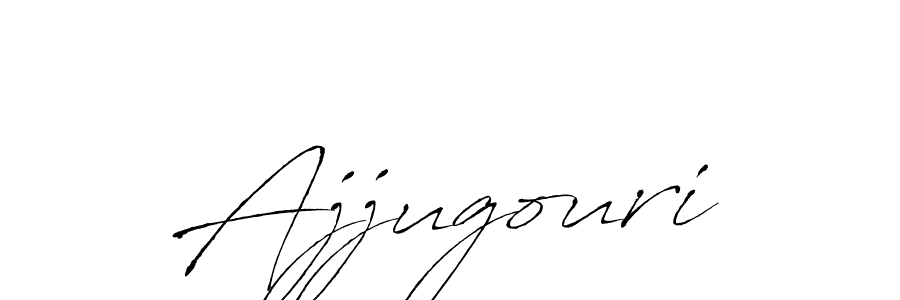 Ajjugouri stylish signature style. Best Handwritten Sign (Antro_Vectra) for my name. Handwritten Signature Collection Ideas for my name Ajjugouri. Ajjugouri signature style 6 images and pictures png