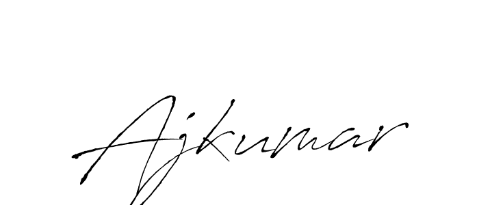 How to make Ajkumar signature? Antro_Vectra is a professional autograph style. Create handwritten signature for Ajkumar name. Ajkumar signature style 6 images and pictures png