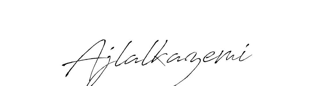 How to make Ajlalkazemi name signature. Use Antro_Vectra style for creating short signs online. This is the latest handwritten sign. Ajlalkazemi signature style 6 images and pictures png