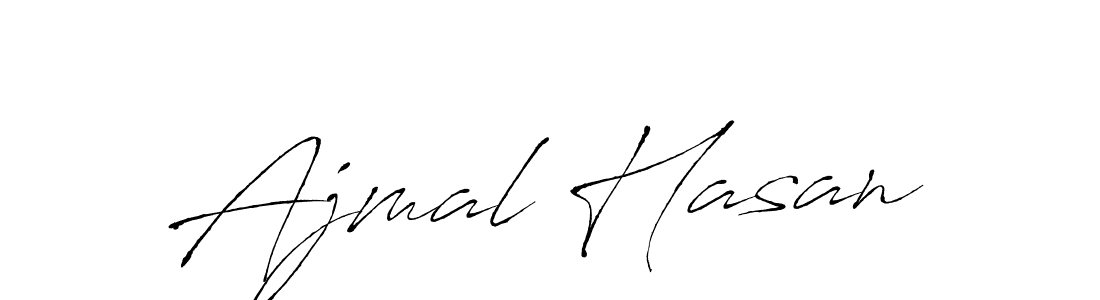 Design your own signature with our free online signature maker. With this signature software, you can create a handwritten (Antro_Vectra) signature for name Ajmal Hasan. Ajmal Hasan signature style 6 images and pictures png
